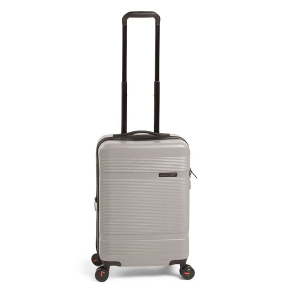 SHARPER IMAGE Grey 20in Smart Hardside Carry-on Spinner - Picture 1 of 2